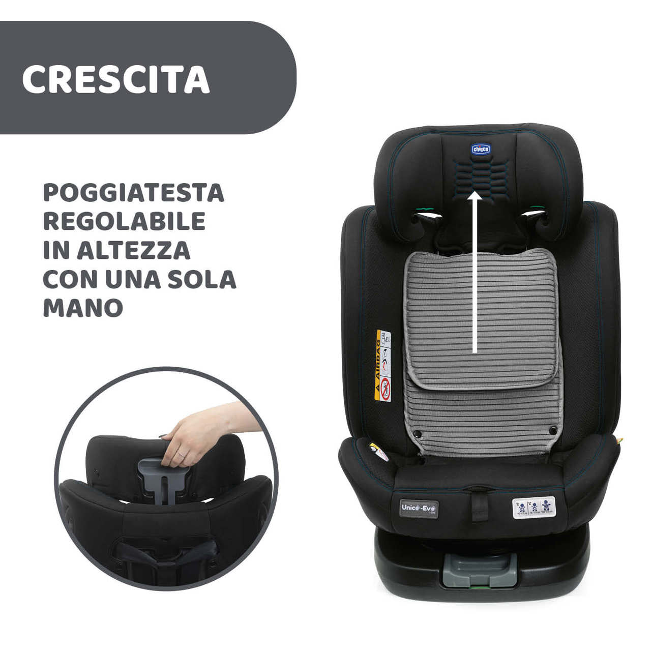 Sedia Auto Chicco Unico Evo i-Size ECE 129