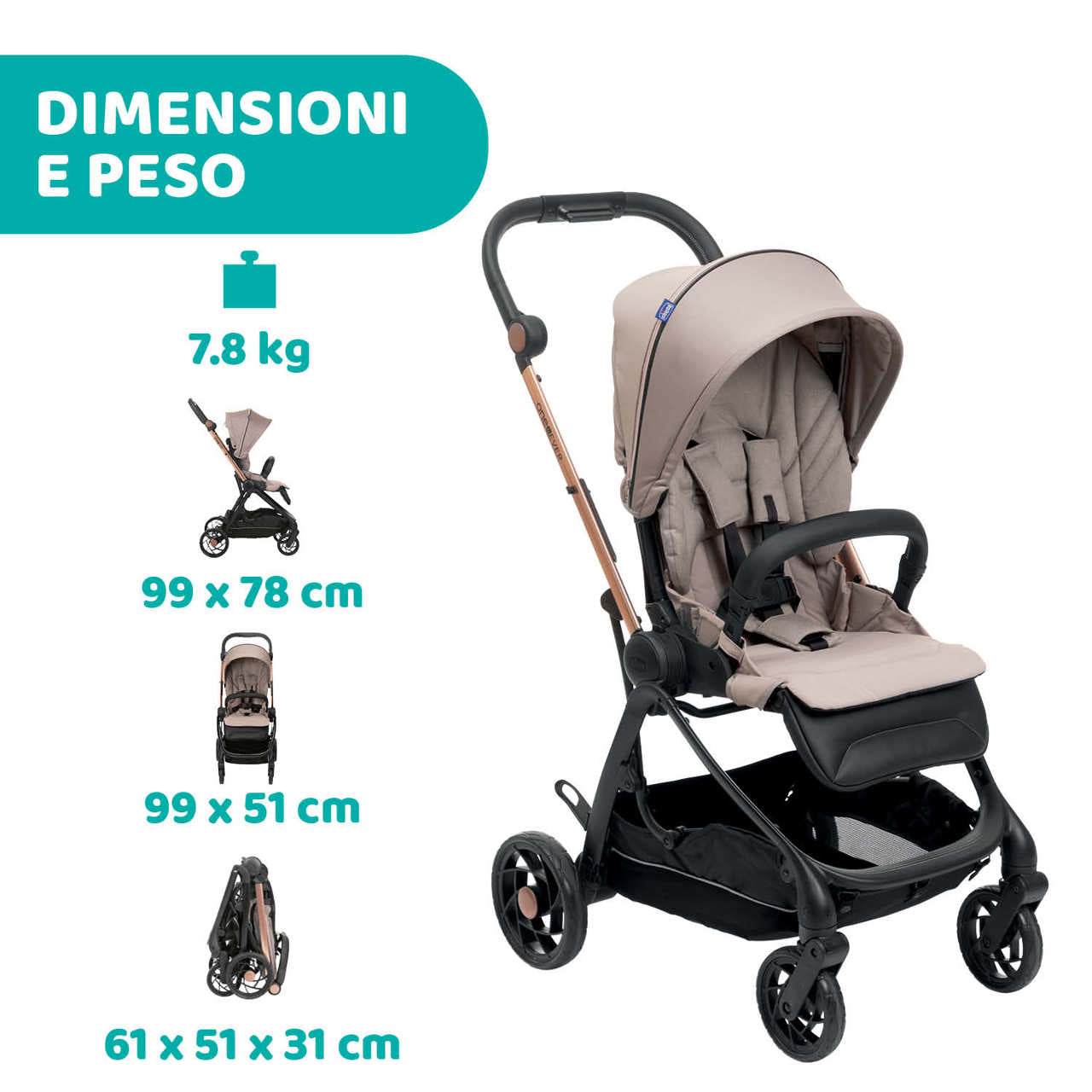 Trio Chicco One4Ever con Kory I-Size Essential