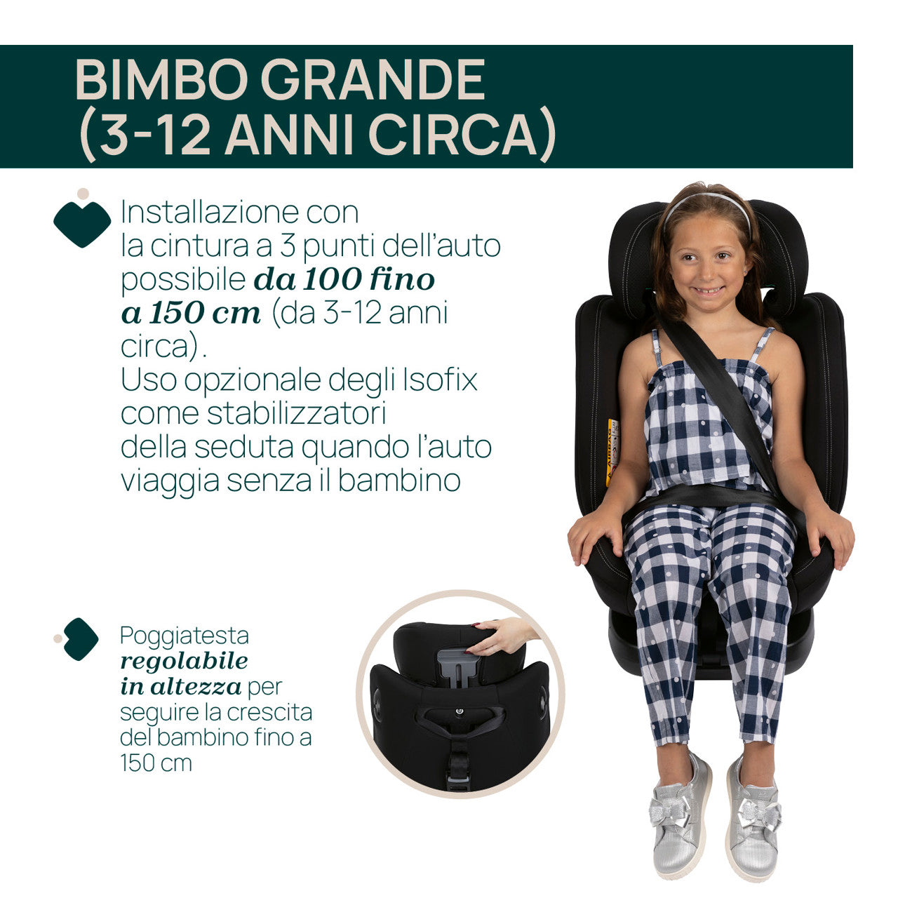 Sedia Auto Chicco Unico Evo i-Size 40-150cm