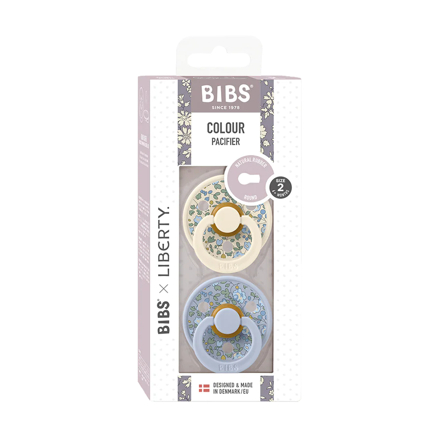 BIBS Liberty 2x Dusty Blue Mix Misura2 (6m+)