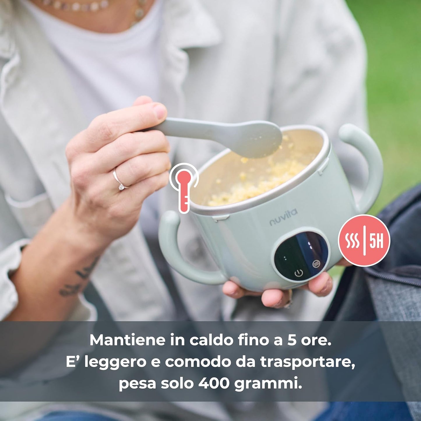 Nuvita Pappa'n'Go Scaldapappa Portatile