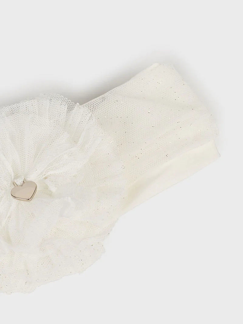 Fascia elastica fiore tulle Mayoral