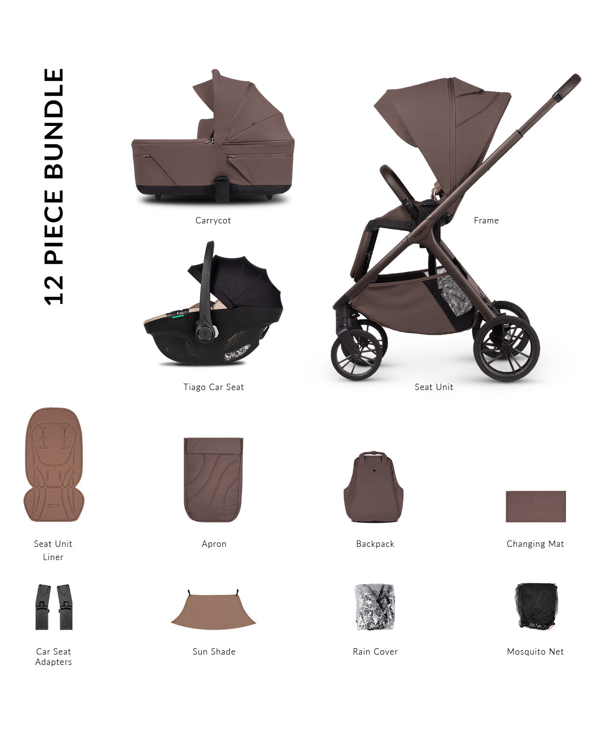 Trio Venicci TILA Noce Comfort 3in1