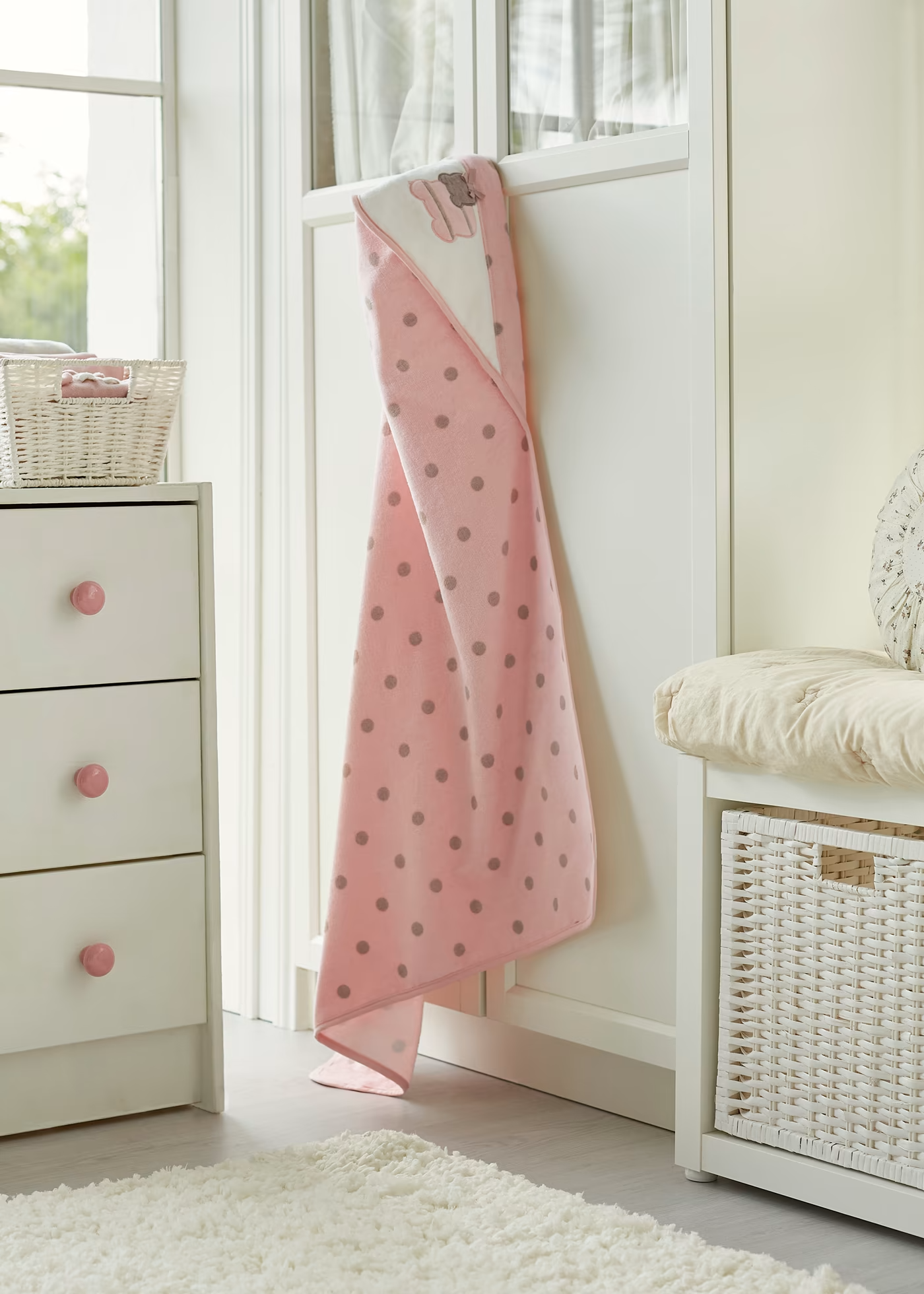 Accappatoio Orso Rosa Baby Mayoral
