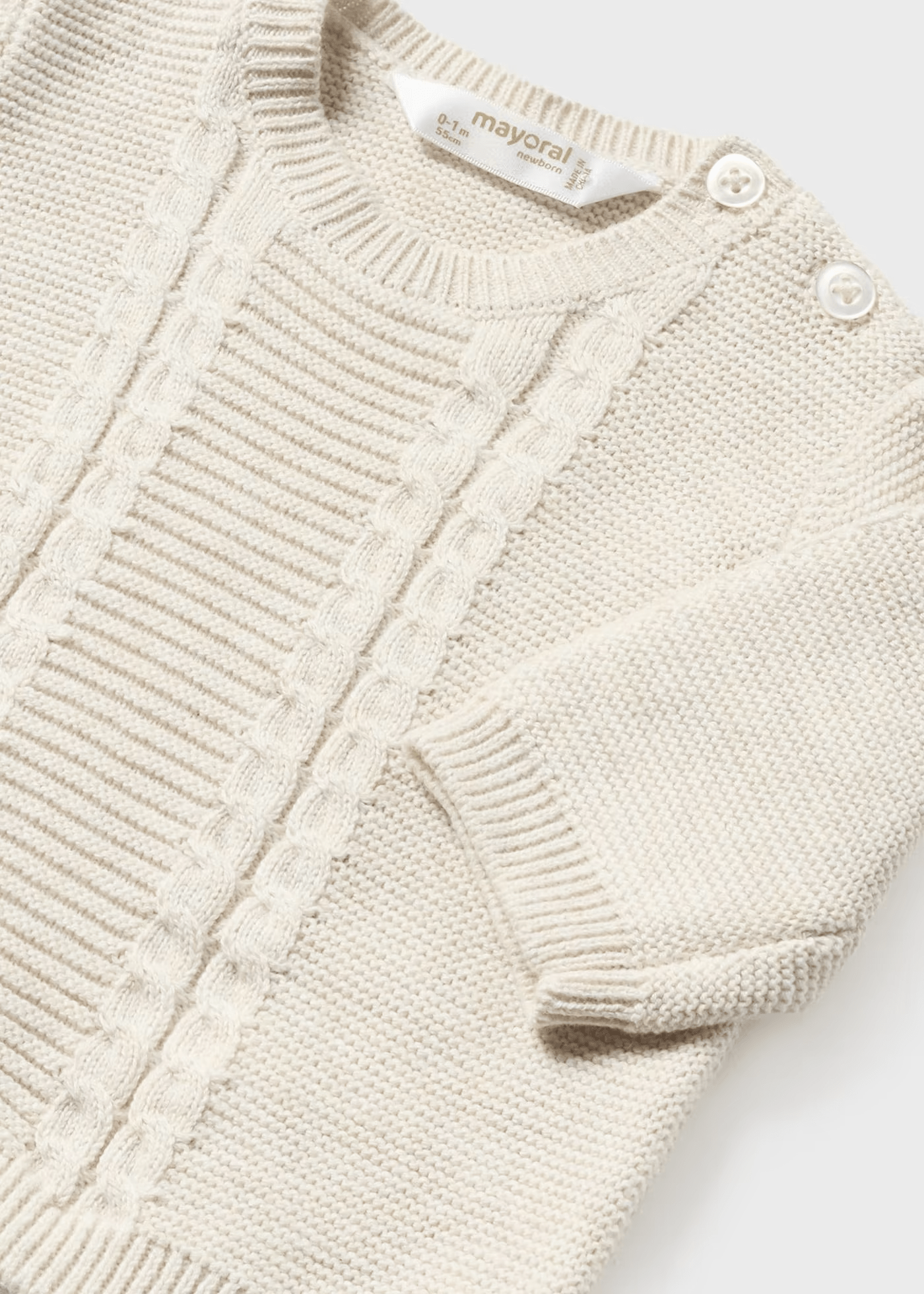 Maglia + Ghettina + Cappello Tricot Milk Mayoral