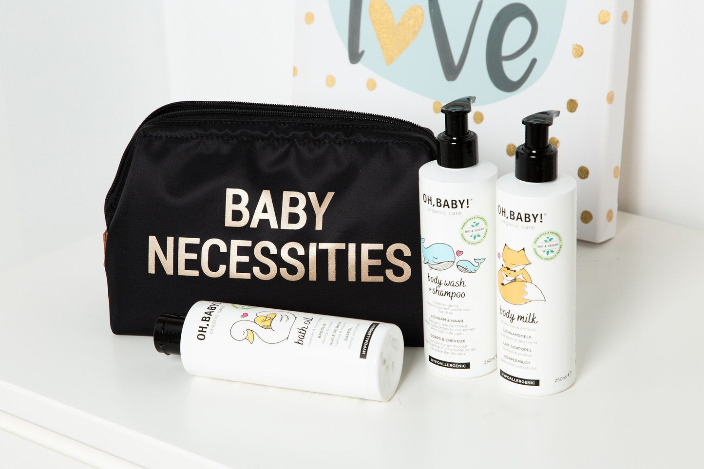 Baby Necessities Nero/Oro