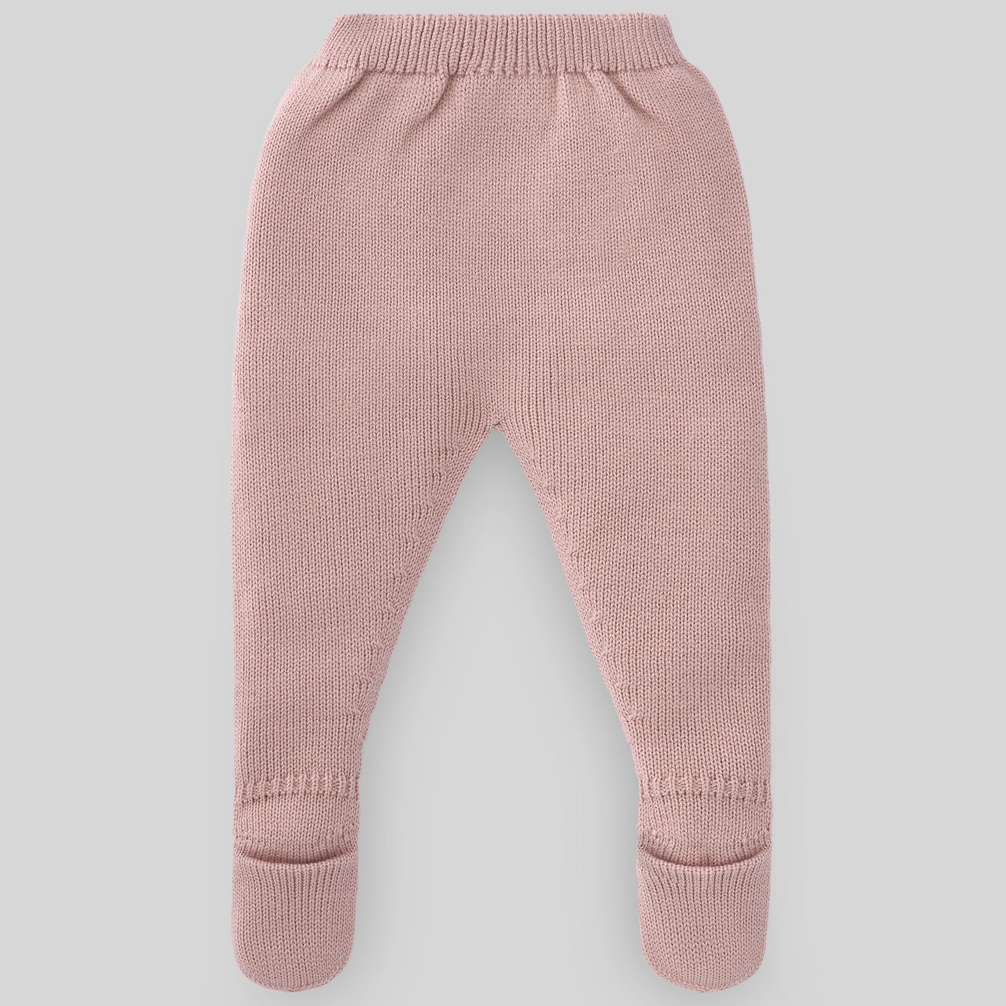 Maglia + Ghettina in lana "BALANCIN" Neonata Rosa