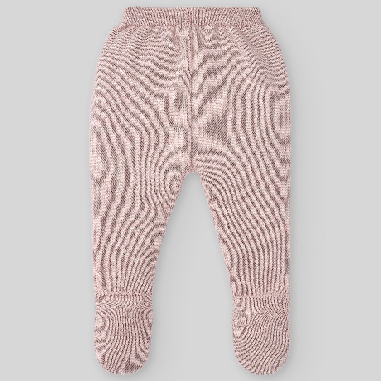 Maglia + Ghettina in cotone cashmere "R&J" Neonata Rosa