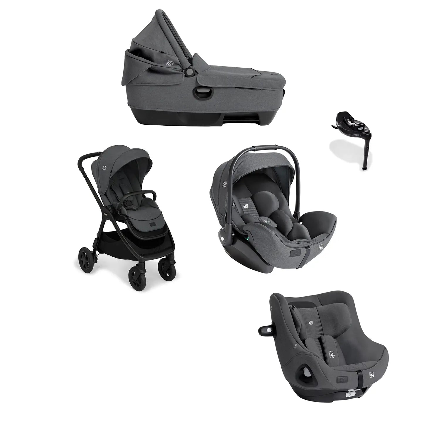 Trio Joie Finiti CALMI con ovetto I-Level Pro Recline + base Isofix Encore + Segg.auto I-Harbour (promo 9)