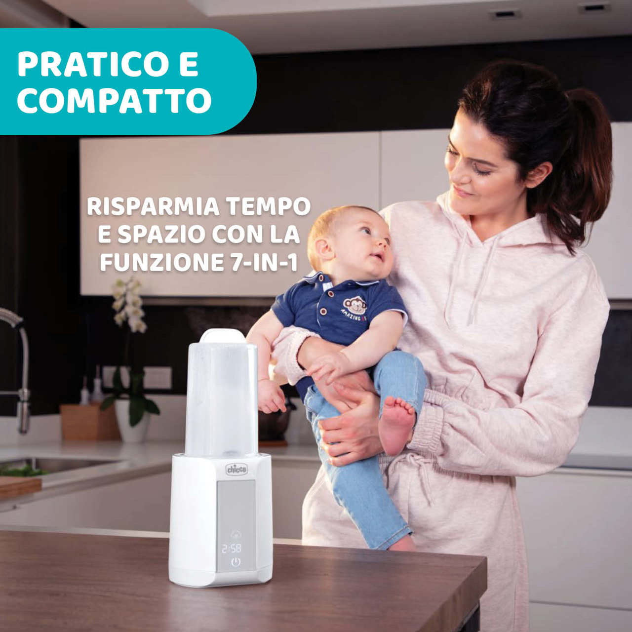 Scaldabiberon + Sterilizzatore Chicco
