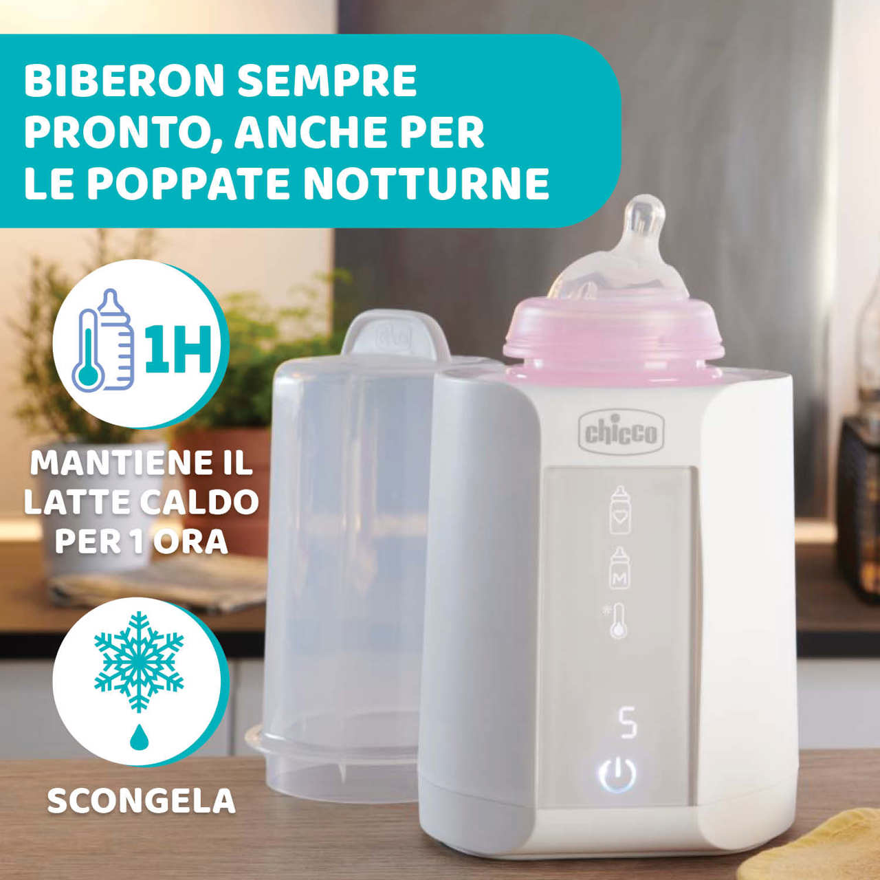 Scaldabiberon + Sterilizzatore Chicco