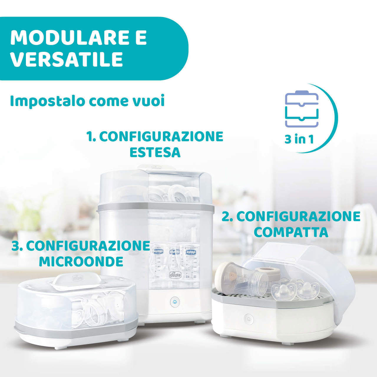 Sterilizzatore a vapore Chicco