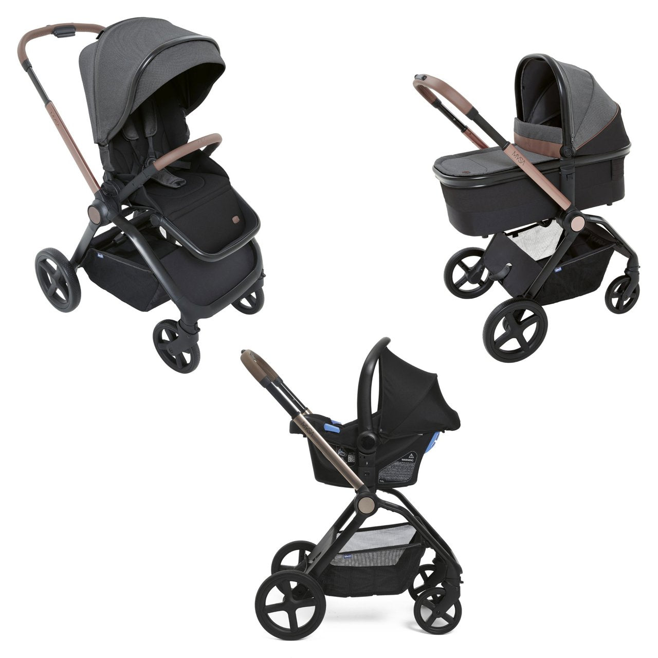 Trio Chicco Mysa + Dispositivo Sicurezza In Regalo
