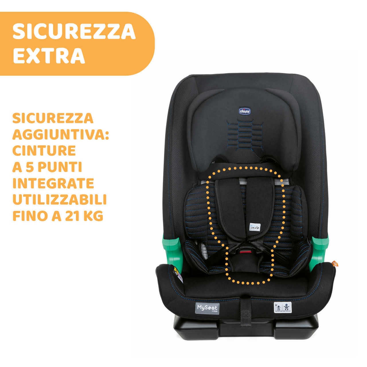 Sedia Auto Chicco My Seat i-Size Black