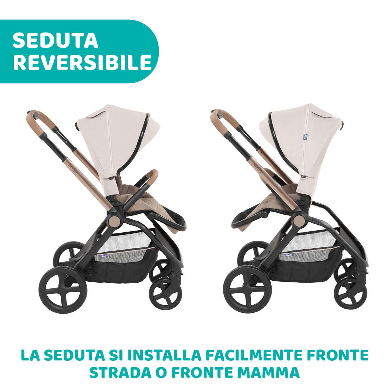 Trio Chicco Mysa + Dispositivo Sicurezza In Regalo