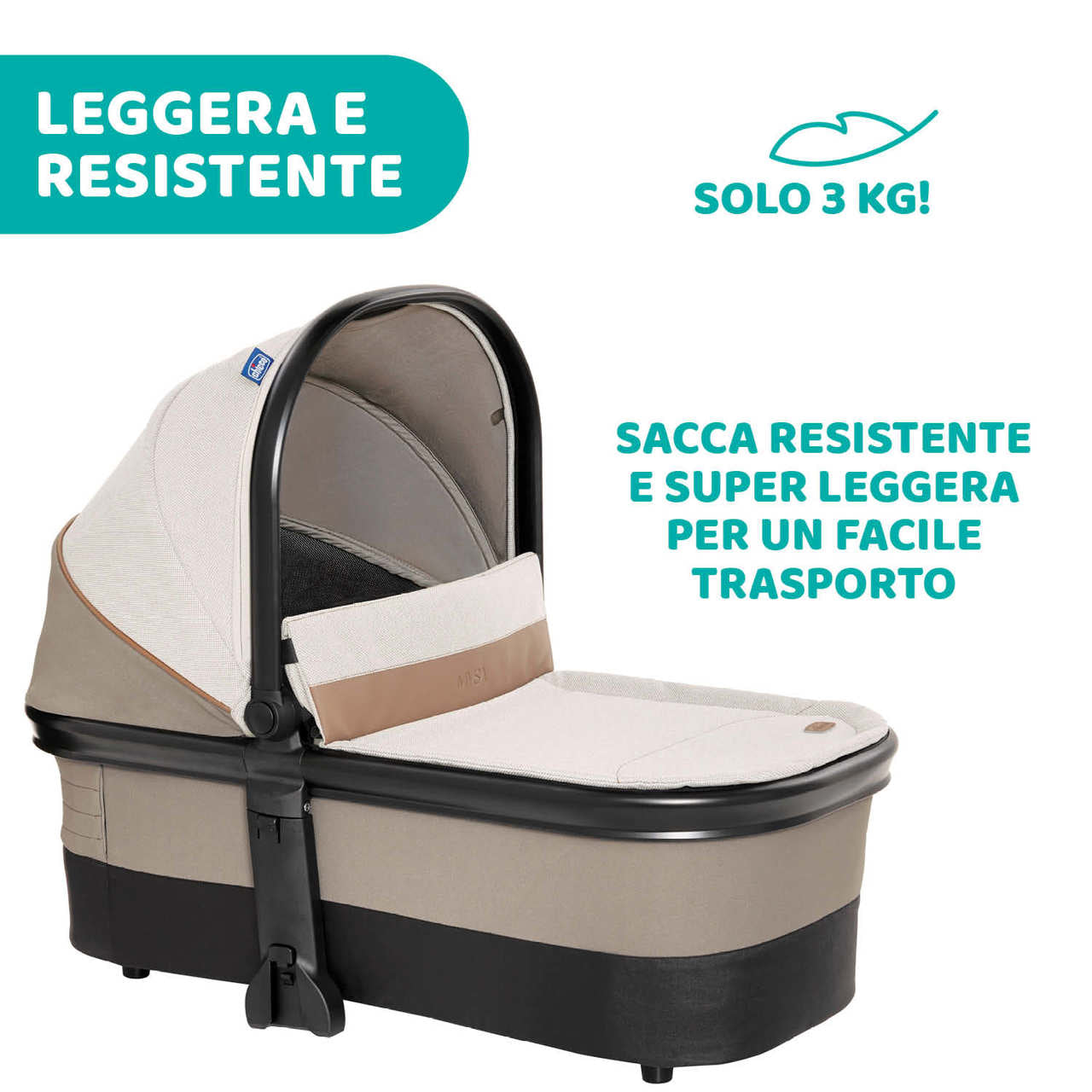 Trio Chicco Mysa + Dispositivo Sicurezza In Regalo