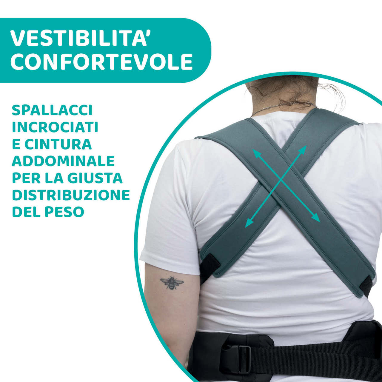Marsupio Chicco Skin Fit fino a 9Kg