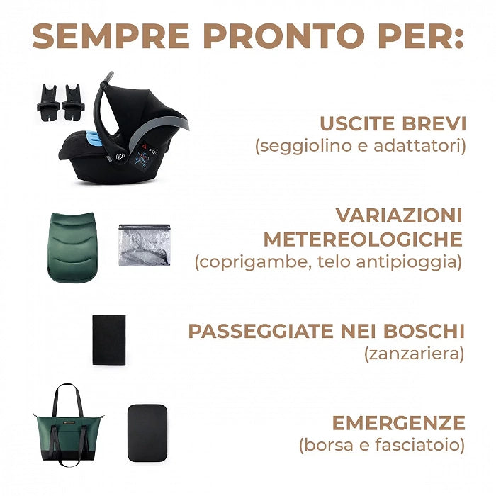 Trio Kinderkraft PRIME 2 Verde
