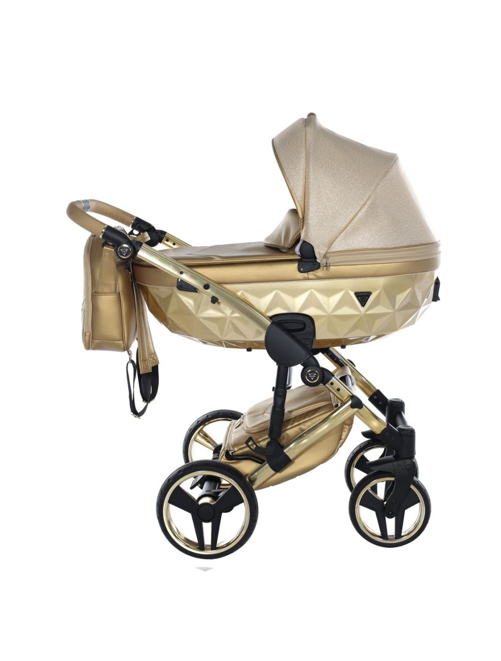 Trio Diamond Dolce 3 in 1 Ecopelle Gold Telaio Gold