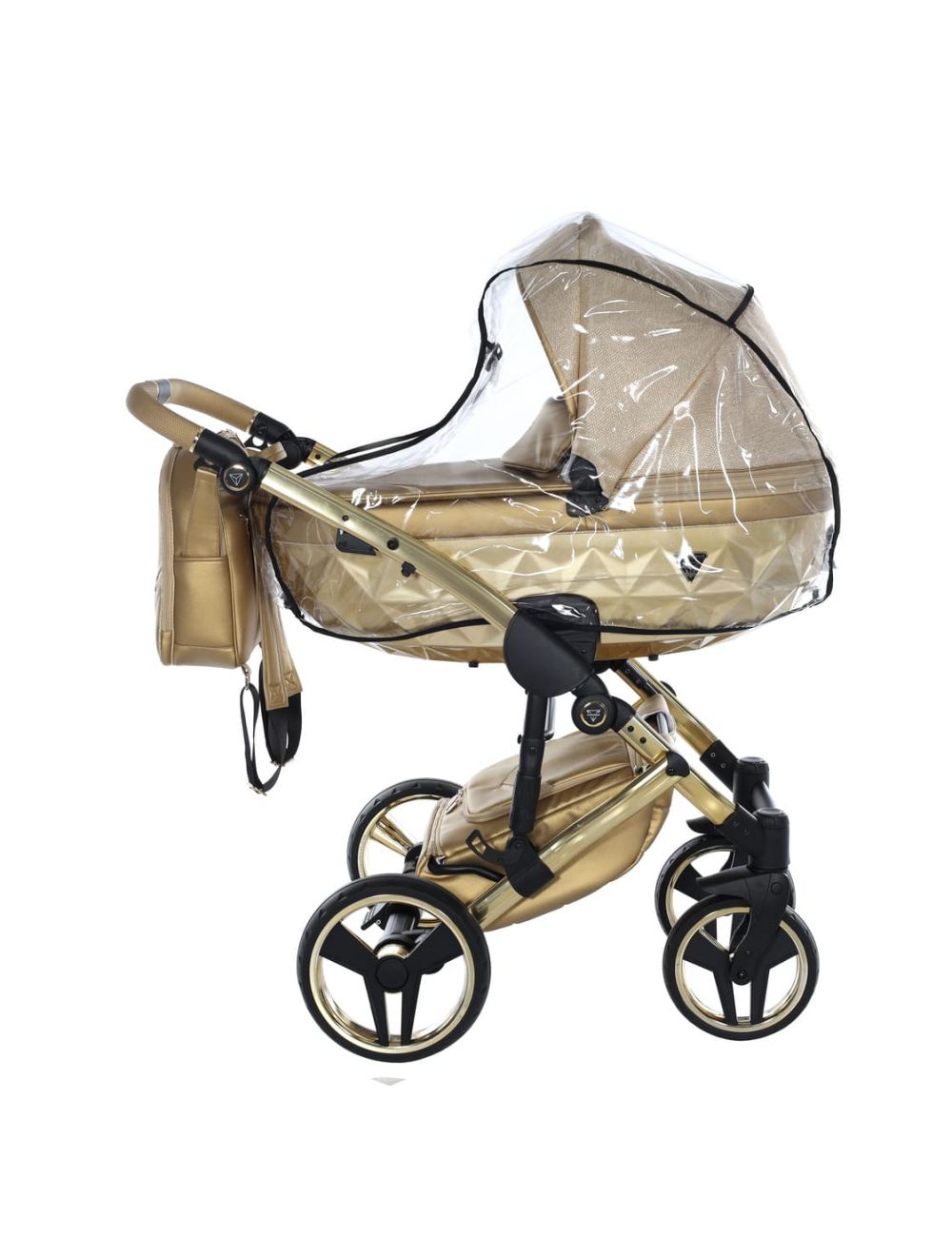 Trio Diamond Dolce 3 in 1 Ecopelle Gold Telaio Gold