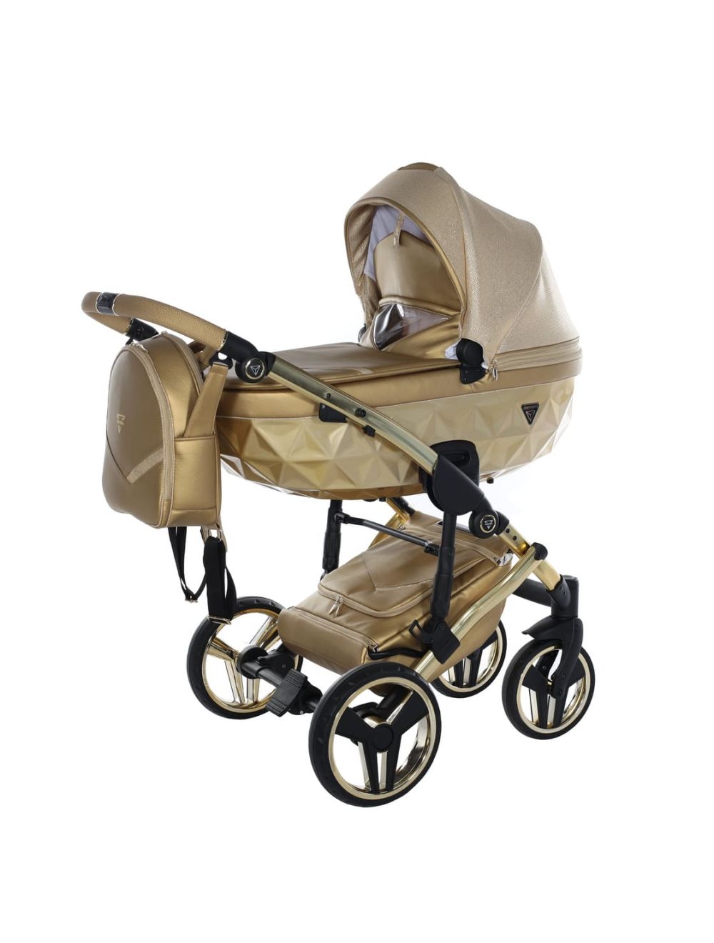 Trio Diamond Dolce 3 in 1 Ecopelle Gold Telaio Gold