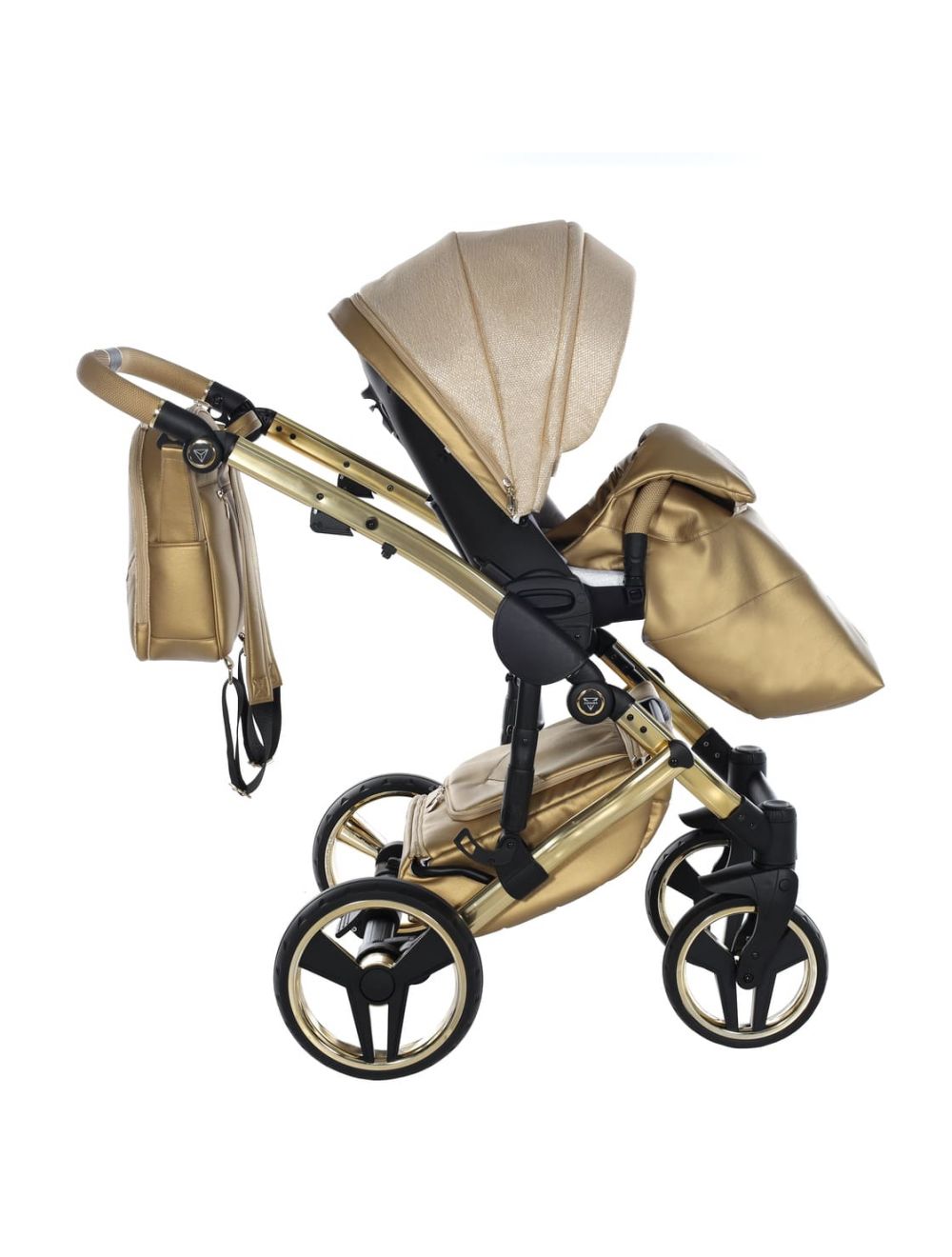 Trio Diamond Dolce 3 in 1 Ecopelle Gold Telaio Gold