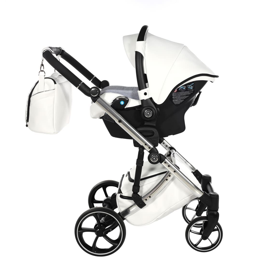 Trio Antes Baby Monogram Bianco Telaio Silver