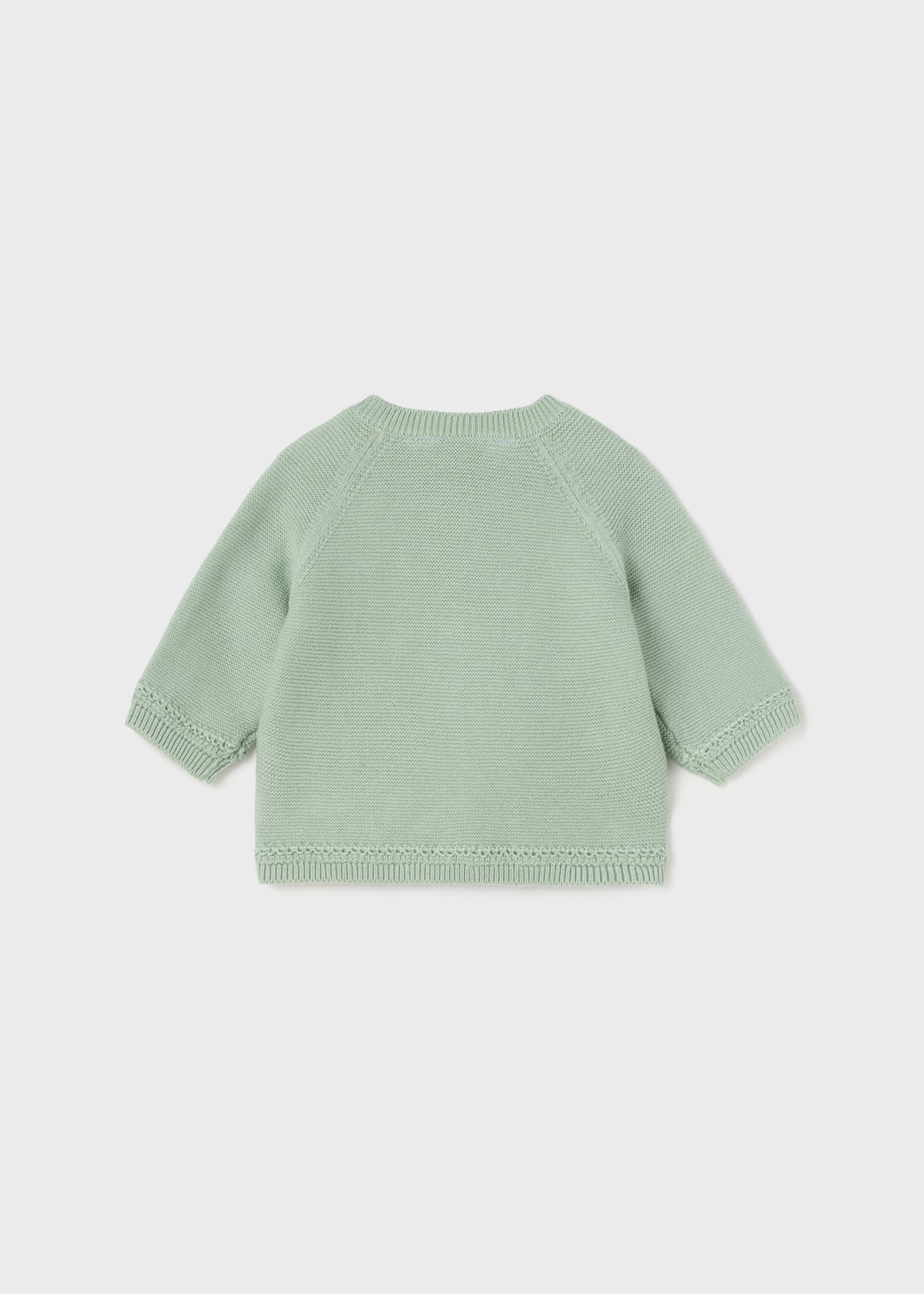 Giacca tricot in cotone sostenibile neonato 01360