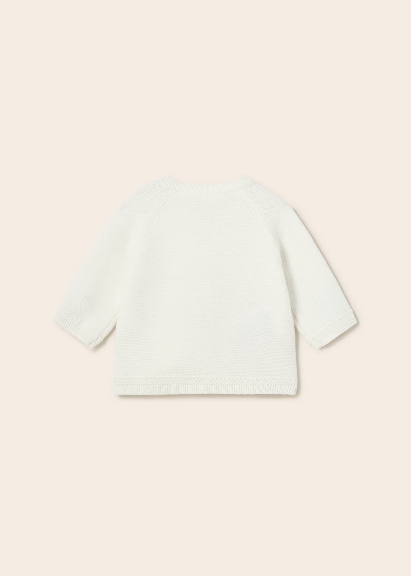 Giacca tricot in cotone sostenibile neonato 01360