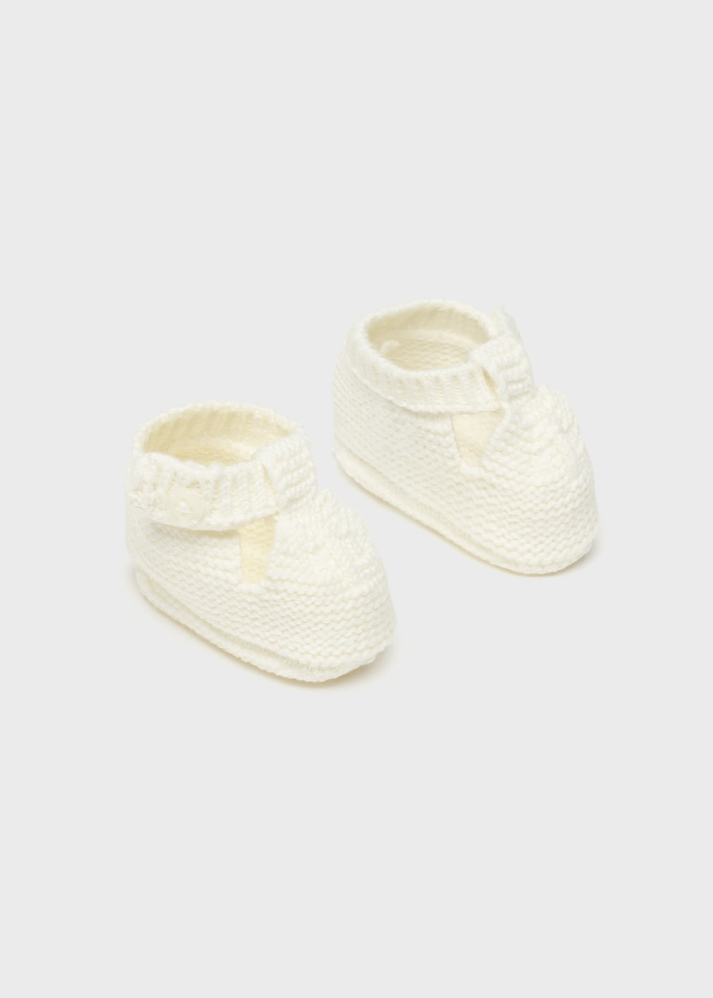 Scarpine tricot in cotone sostenibile neonato 09641