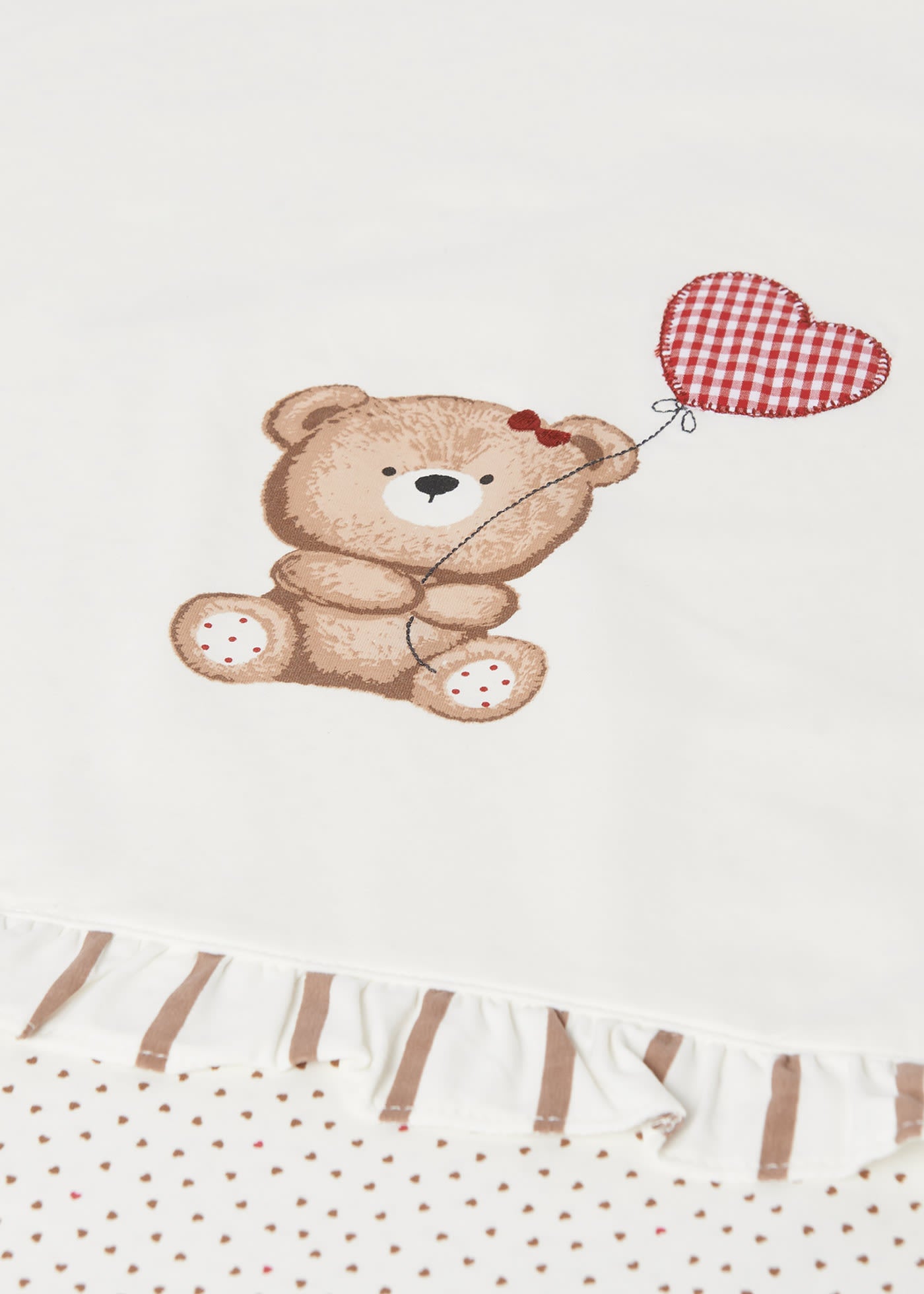 Copertina volant cotone sostenibile neonato 09249