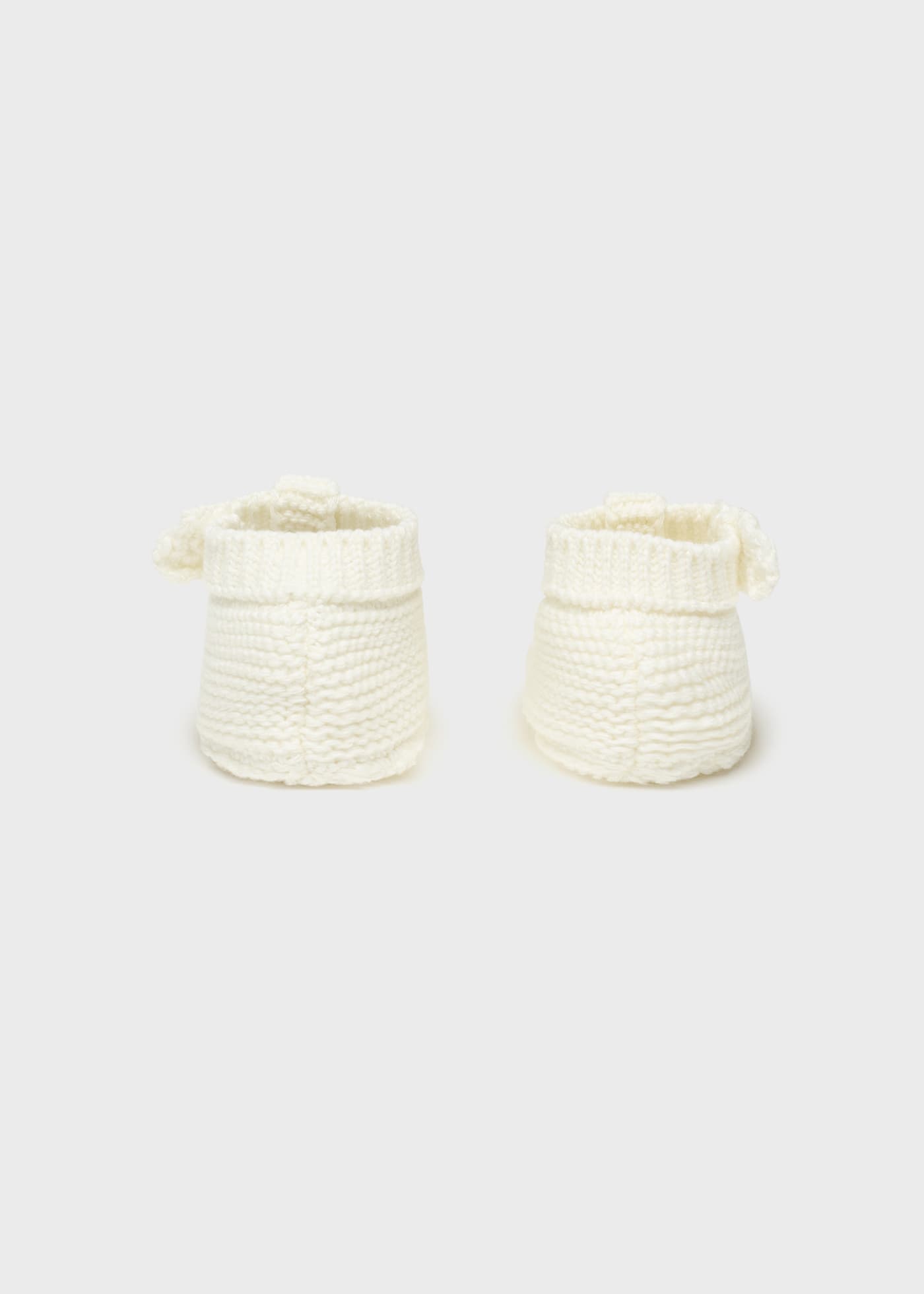 Scarpine tricot in cotone sostenibile neonato 09641
