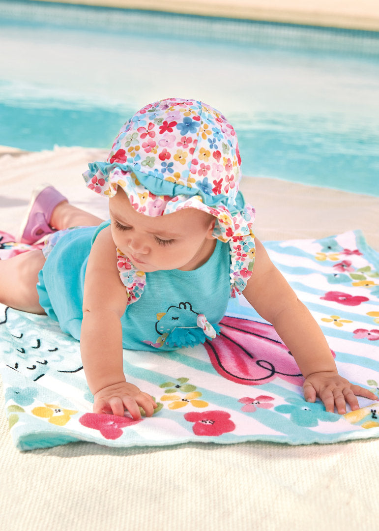 Completo mare 3 pezzi neonata 01692