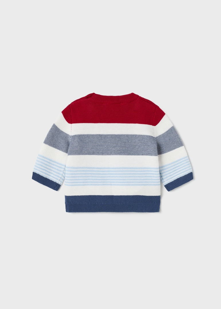 Maglione tricot in cotone sostenibile neonato 01362