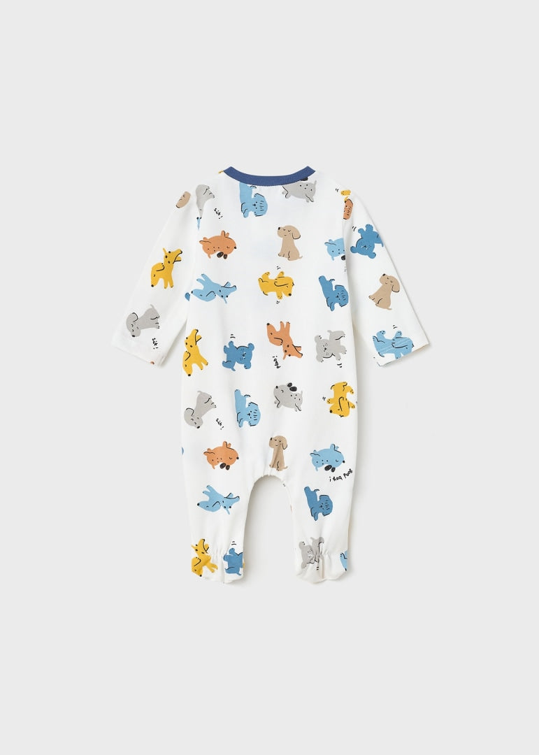 Tutina manica lunga in cotone sostenibile neonato 01757