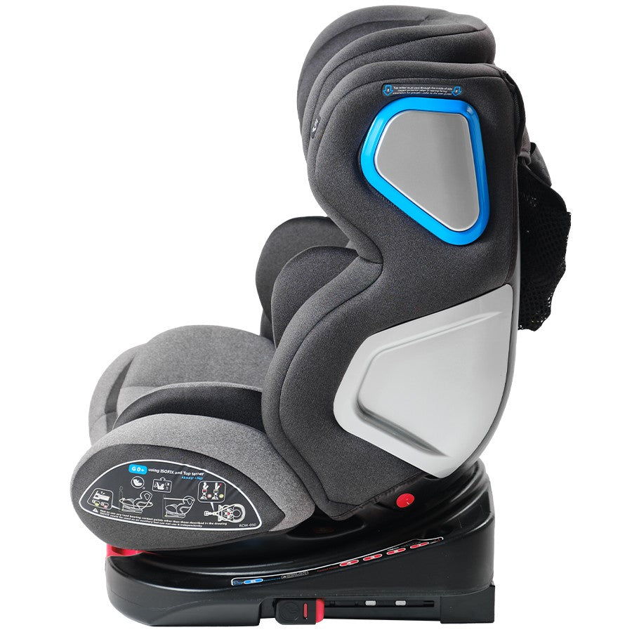 Aziamor Seggiolino Auto Clark Gruppo 0+/1/2/3 36 Kg Isofix 360°