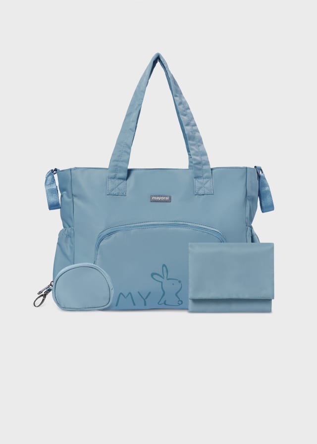Set borsa con porta ciuccio e fasciatoio baby 19176