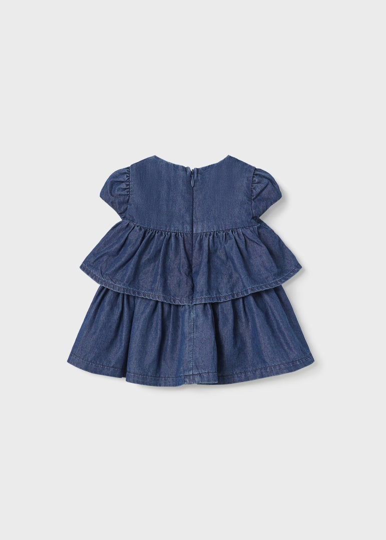 Vestito cotone sostenibile e TENCEL ™ Lyocell neonato 01825