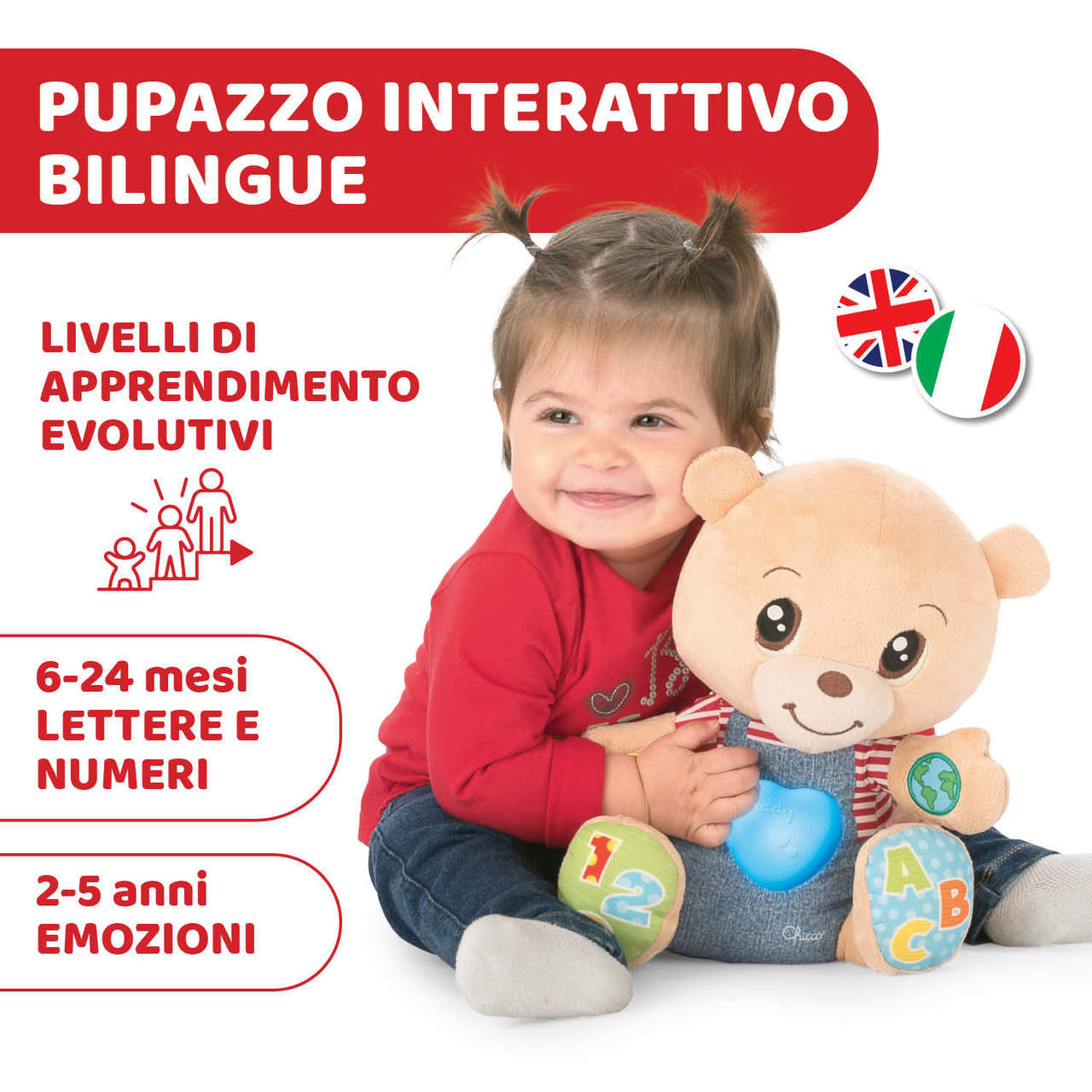 Teddy orso delle emozioni Chicco