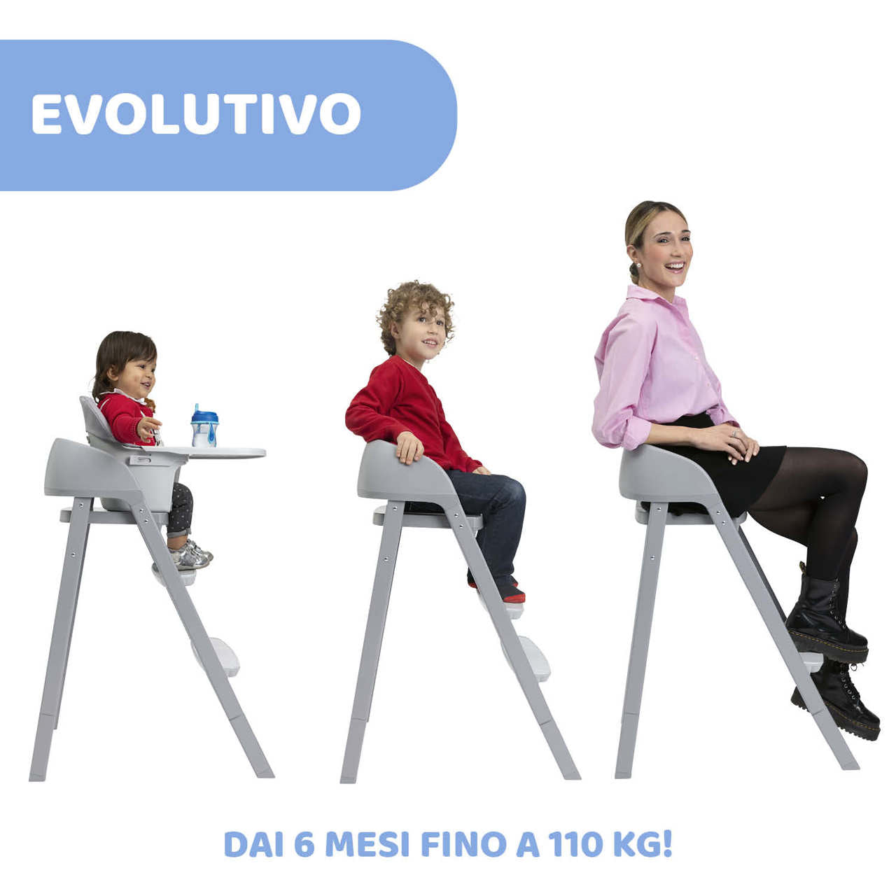 Seggiolone Pappa Crescendo Up Chicco