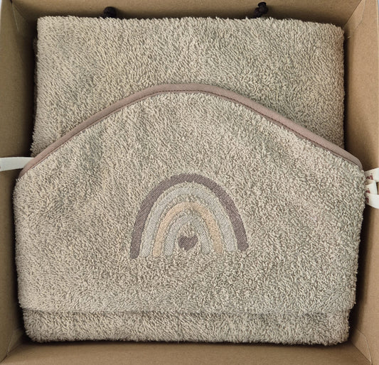 Accappatoio Coccolissimi Raimbow Moka