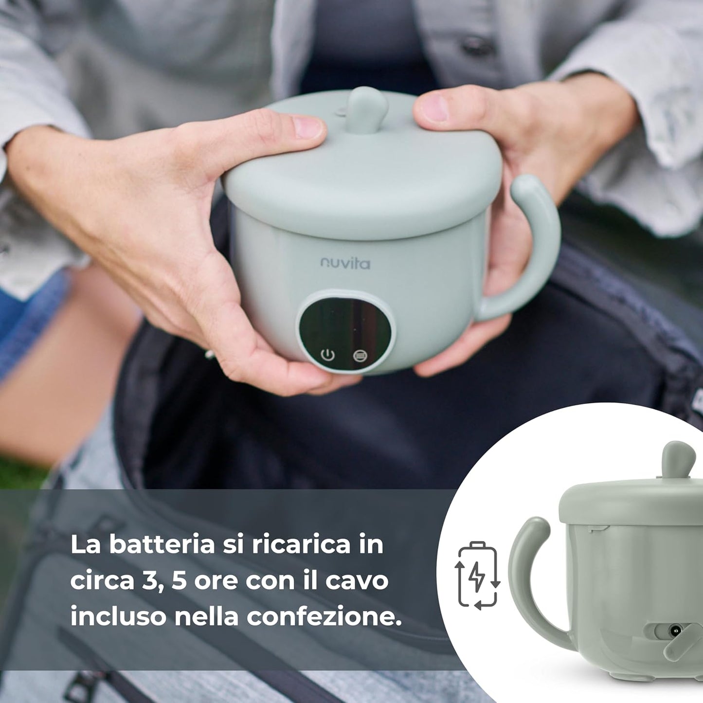 Nuvita Pappa'n'Go Scaldapappa Portatile