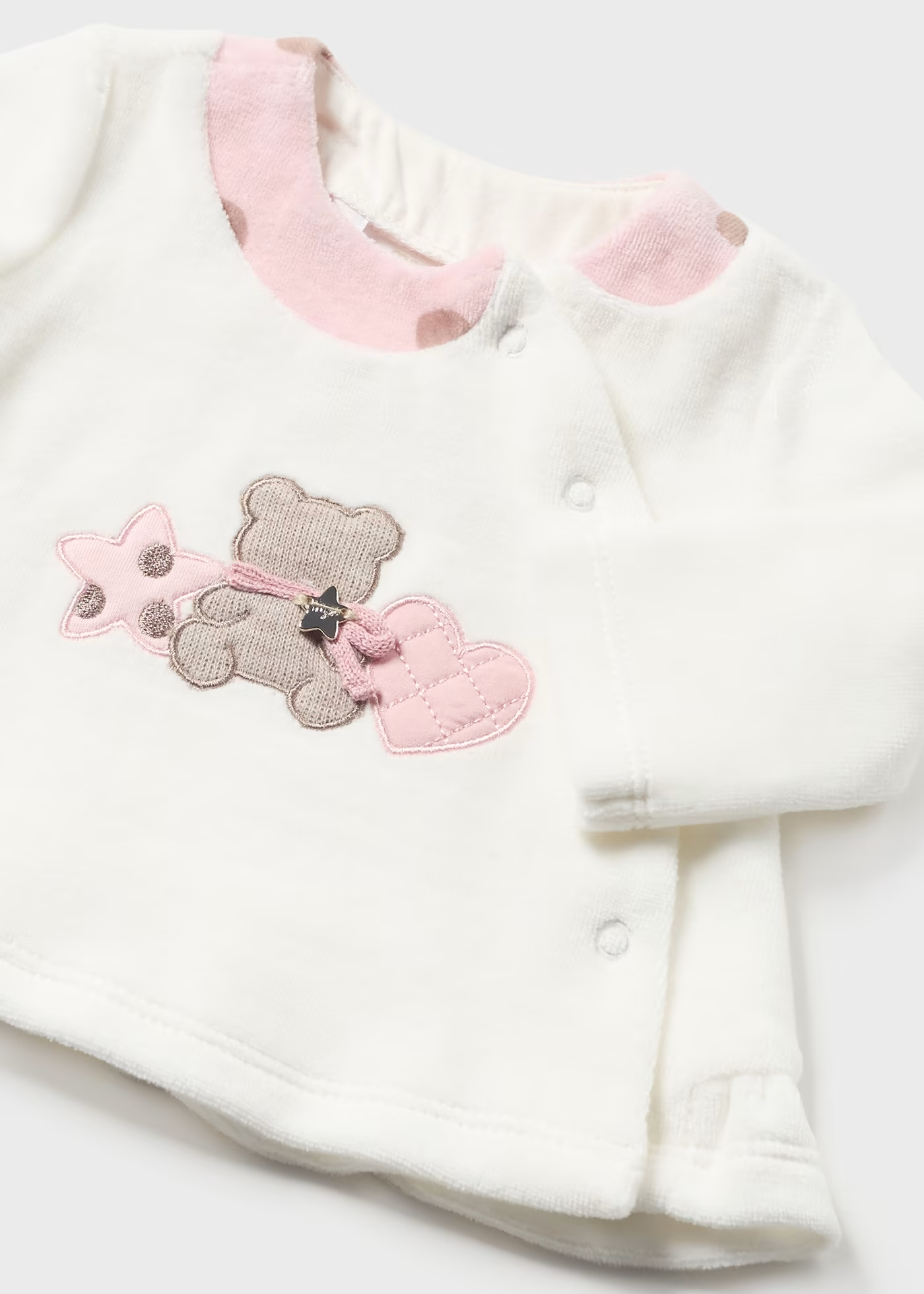 Maglia + Ghettina Orsetto Rosa Baby Mayoral