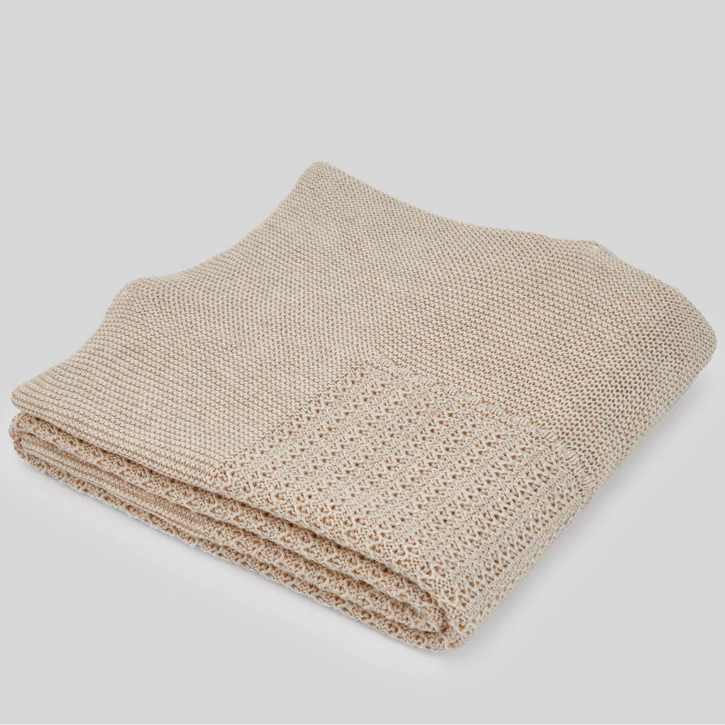 Copertina in cotone cashmere "BALLET" Sabbia