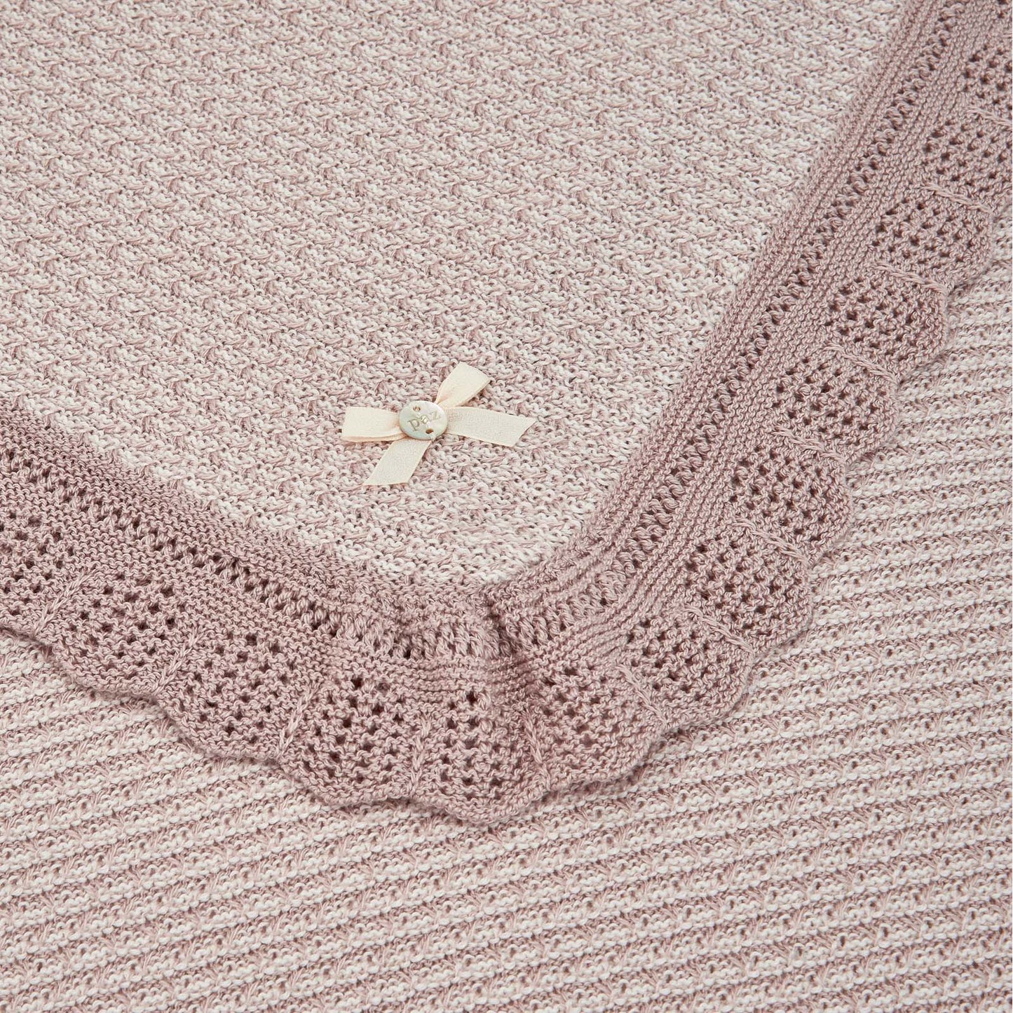 Copertina in cotone cashmere "OPERA" Rosa