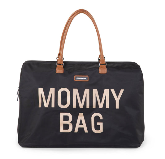Borsa Mommy Bag Nero e Oro
