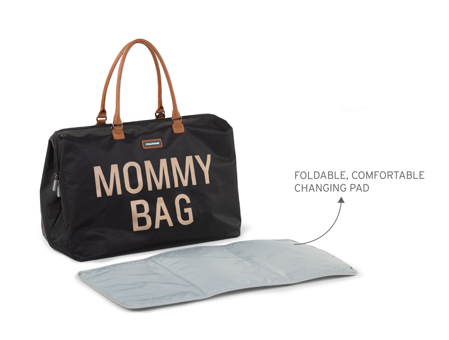 Borsa Mommy Bag Nero e Oro