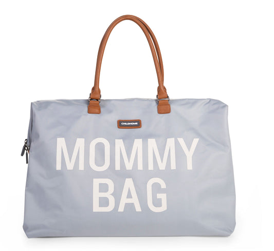 Borsa Mommy Bag Grigio e Bianco