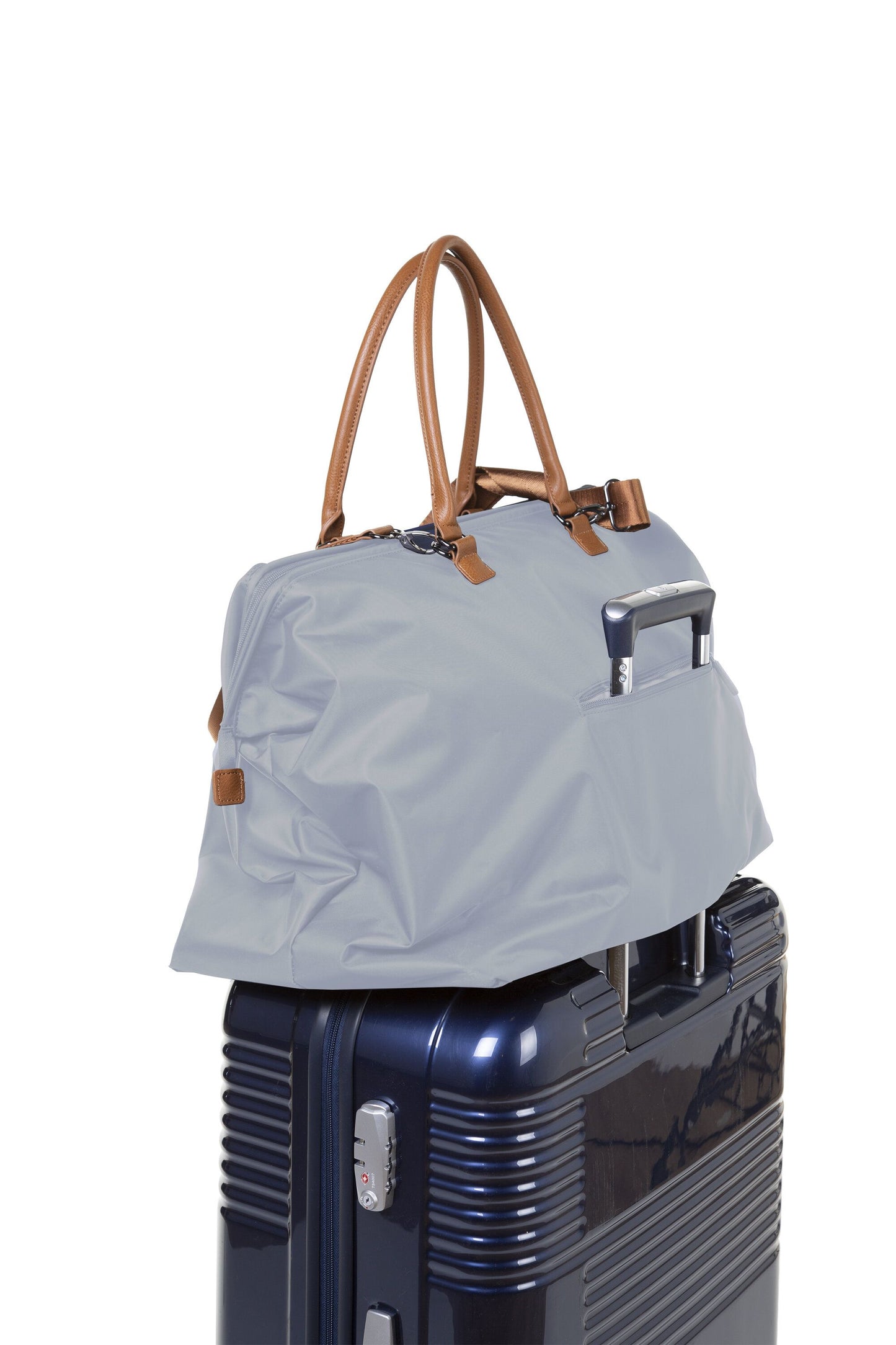 Borsa Mommy Bag Grigio e Bianco