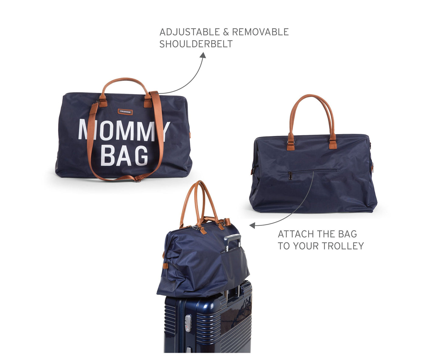 Borsa Mommy Bag Blu